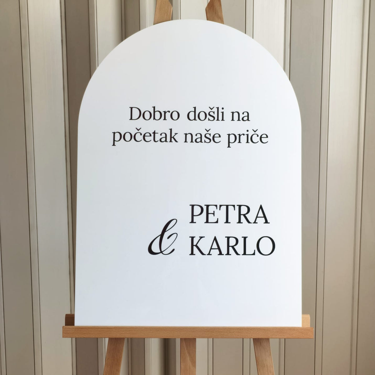 Akrilna ploča polukrug Klasik
