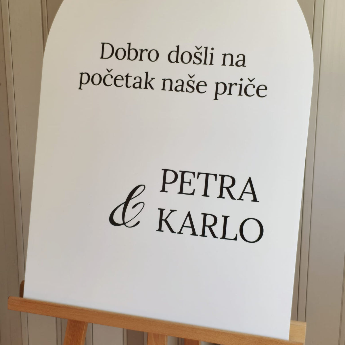 Akrilna ploča polukrug Klasik